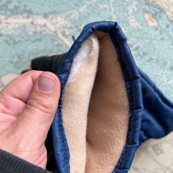 Retro Ganka Leather and Nylon Snowmobile Gloves - Picture 5 of 5